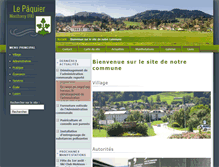 Tablet Screenshot of lepaquier.ch
